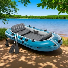 Четырехместная надувная лодка Intex 66324, Excursion 4, 315 х 165 х 43 см. купить