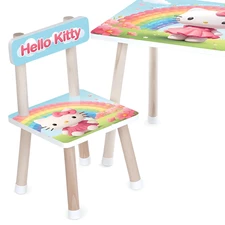 Детский столик M 501-34 Hello Kitty, столешница 60 х 40 см, 2 стульчика, розовый фото 41
