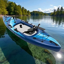 Надувная одноместная байдарка - каяк Intex 68245, Dakota Quest, 320 х 89 х 20 см купить