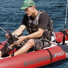 Двухместная надувная лодка Intex 68309, Excursion Pro K2, 384 х 94 х 46 см. фото 37