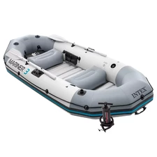 Трехместная надувная лодка Intex 68373, Mariner 3 Set, 297 х 127 х 46 см. фото 41