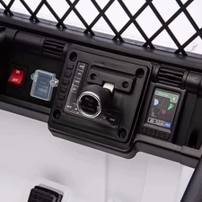 Двухместный детский джип 2566 AEBLR-3 (24V) Toyota, красный фото 86