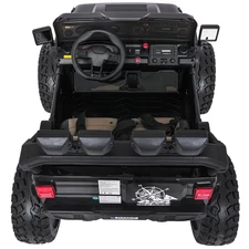 Двухместный детский джип M 6204 EBLR-2 (24V) черный, мягкие EVA колеса фото 31