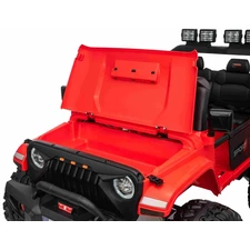 Детский электромобиль джип M 6204 EBLR-3 (24V) двухместный, красный фото 53