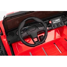 Детский электромобиль джип M 6204 EBLR-3 (24V) двухместный, красный фото 18