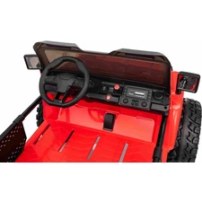 Детский электромобиль джип M 6204 EBLR-3 (24V) двухместный, красный фото 15