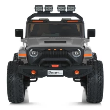 Детский электромобиль джип M 6204 EBLR-11 (24V) двухместный, серый фото 41