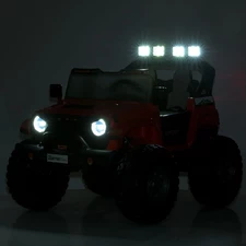 Детский электромобиль джип M 6204 EBLR-11 (24V) двухместный, серый фото 86