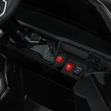 Двухместный детский электромобиль джип M 6192 EBLR-2 (24V) черный, 2 мотора по 200 Вт фото 92