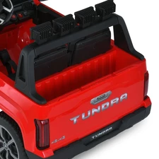 Двухместный детский джип M 6192 EBLR-3 (24V) электромобиль Toyota, мягкое сиденье, красный фото 11