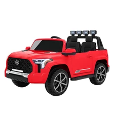 Детский джип M 6192 EBLR-3 (24V) электромобиль Toyota, мягкое сиденье, красный фото 37