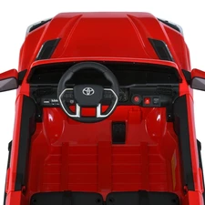 Двухместный детский джип M 6192 EBLR-3 (24V) электромобиль Toyota, мягкое сиденье, красный фото 71