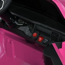 Двухместный детский джип M 6192 EBLR-8 (24V) электромобиль Toyota, мягкое сиденье, розовый фото 86