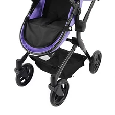 Коляска для куклы 2 в 1 Carrello Alfa 9707 Purple с сумочкой, фиолетовая фото 37