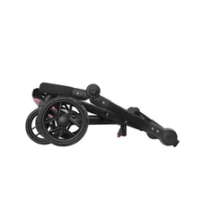 Коляска для куклы Carrello Fortuna 9695 Peach Pink 2 в 1 с сумочкой, фуксия фото 86