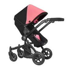 Коляска для куклы Carrello Maestro 9651B Peach Pink 2 в 1 с сумочкой, пудровая купить