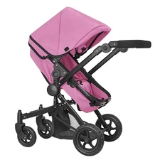 Коляска для куклы Carrello Maestro 9651B Pink 2 в 1 с сумочкой, розовая фото 14