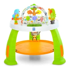 Развивающий центр - прыгунец M 6243-4 голубой, столик - лего, музыка, свет фото 54