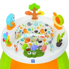 Развивающий центр - прыгунец M 6243-4 голубой, столик - лего, музыка, свет фото 71