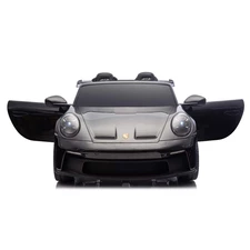 Двухместная детская электромашина M 6111 EBLRS-2 (24V) Porsche, автопокраска, черная фото 63
