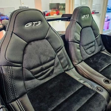 Двухместная детская электромашина M 6111 EBLRS-2 (24V) Porsche, автопокраска, черная фото 86