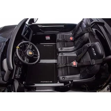 Двухместная детская электромашина M 6111 EBLRS-2 (24V) Porsche, автопокраска, черная фото 92