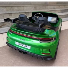 Двухместная детская электромашина M 6111 EBLRS-5 (24V) Porsche, автопокраска, зеленая фото 37
