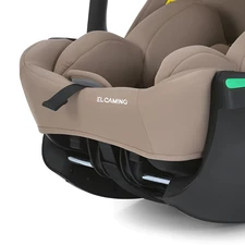 Автокресло El Camino i-Flow ME 1198 Beige бежевое, i-SIZE R129, рост ребенка 40-87 см купить
