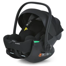 Автокресло El Camino i-Flow ME 1198 Black черное, i-SIZE R129, рост ребенка 40-87 см