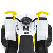 Кликните для увеличения изображения Детский квадроцикл M 6222 EBLR-1-6 бело-желтый, пульт управления, 4 мотора фото 31