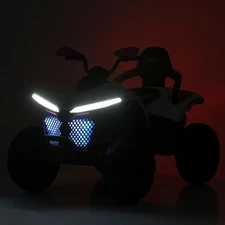 Кликните для увеличения изображения Детский квадроцикл M 6222 EBLR-1-8 бело-розовый, пульт управления, 4 мотора фото 16