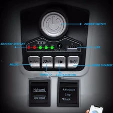 Кликните для увеличения изображения Детский квадроцикл M 6222 EBLRS-11 серый, пульт управления, 4 мотора фото 86