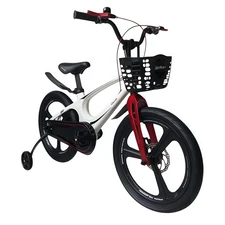 Детский велосипед Prof1 16д. MB 161020-9 Stellar белый, с корзинкой