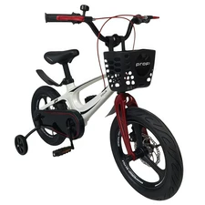 Детский велосипед Prof1 Stellar 14д. MB 141020-9 белый, корзинка