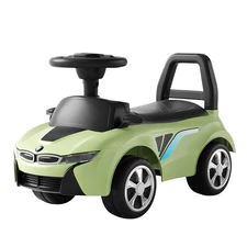 Детская каталка - толокар M 6155-5 BMW зеленая, музыка, свет фото 37
