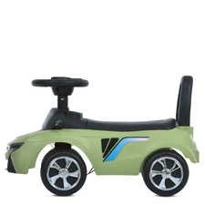 Детская каталка - толокар M 6155-5 BMW зеленая, музыка, свет фото 63