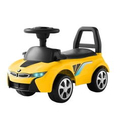 Детская каталка - толокар M 6155-6 BMW желтая, музыка, свет купить