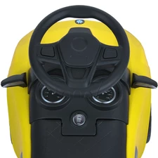 Детская каталка - толокар M 6155-6 BMW желтая, музыка, свет фото 92