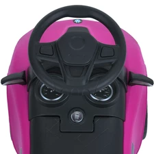 Детская каталка - толокар M 6155-8 BMW розовая, музыка, свет фото 92