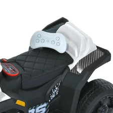 Детский квадроцикл - толокар M 6237 EBLR-1 белый, с пультом управления фото 16