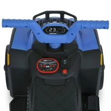 Детский квадроцикл - толокар M 6237 EBLR-4 синий, с пультом управления фото 16