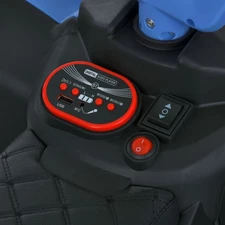 Детский квадроцикл - толокар M 6237 EBLR-4 синий, с пультом управления фото 11