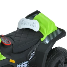 Детский квадроцикл - толокар M 6237 EBLR-5 зеленый, с пультом управления фото 11