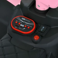 Детский квадроцикл - толокар M 6237 EBLR-8 розовый, с пультом управления фото 92