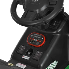 Детский трактор M 6219 EBLR-1 электромобиль с прицепом, белый фото 31