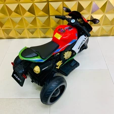 Детский мотоцикл M 6220 ELR-1 Honda, мягкое сиденье, белый фото 92