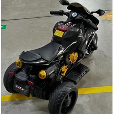 Детский мотоцикл M 6220 ELR-2 Honda, мягкое сиденье, черный фото 41