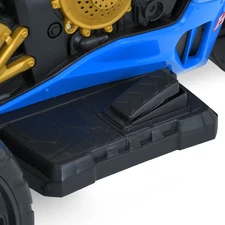 Детский электромотоцикл M 6220 ELR-4 Honda, мягкое сиденье, синий фото 28