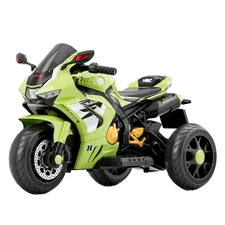 Детский электромотоцикл M 6220 ELR-5 Honda, мягкое сиденье, зеленый фото 14
