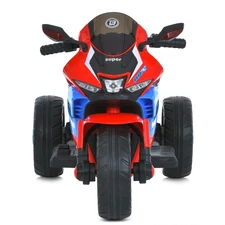 Детский мотоцикл на аккумуляторе M 6220 ELR-3-4 красно-синий, два мотора фото 16